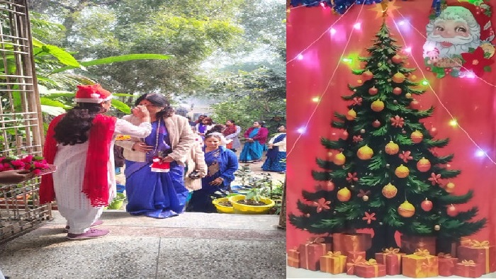 क्रिसमस उत्सव का आयोजन 